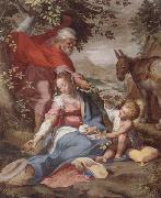 unknow artist The rest on the flight into egypt china oil painting artist